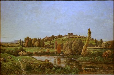 Landscape in Auvergne by Henri Joseph Harpignies
